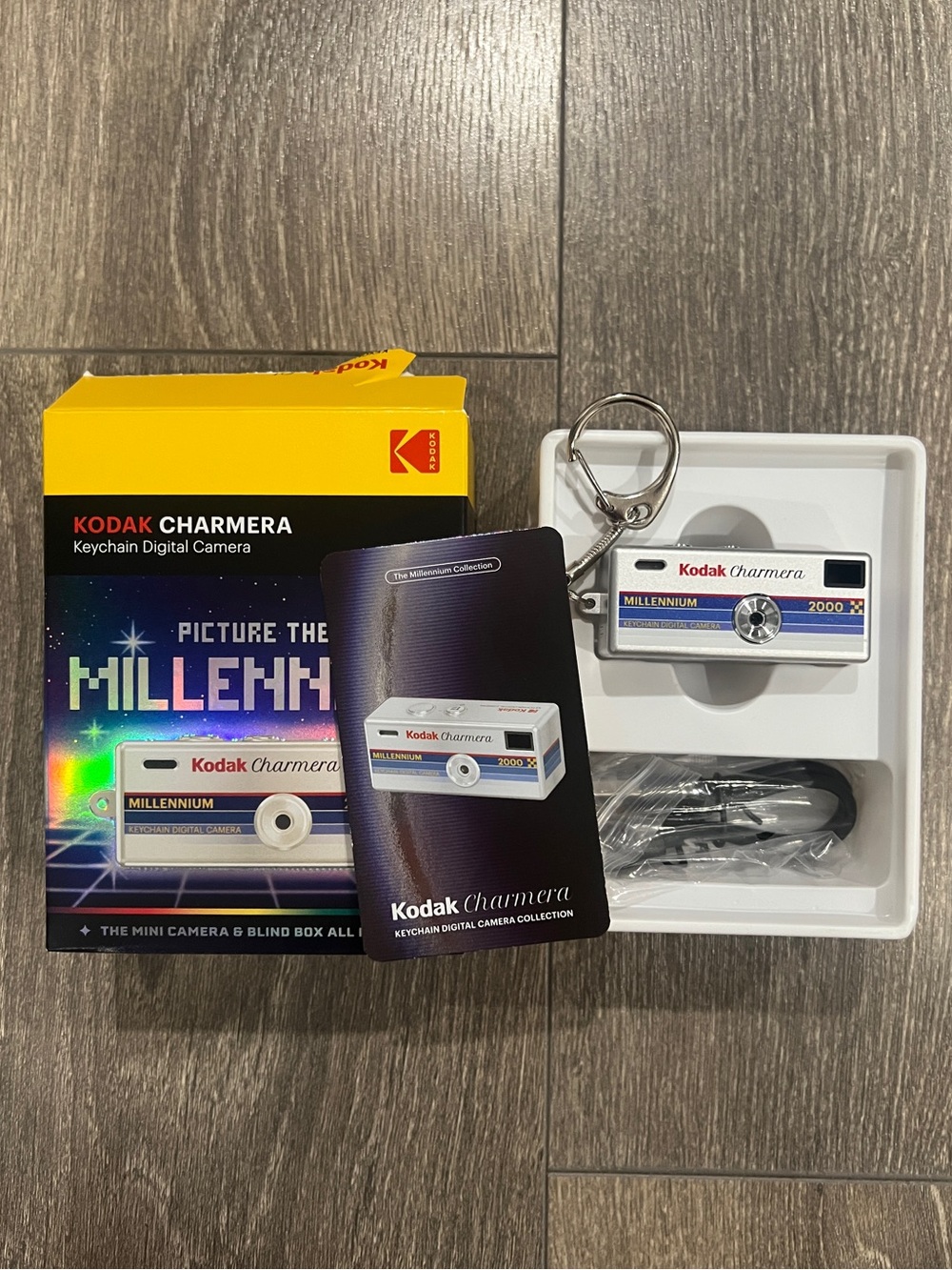 Brand NEW KODAK CHARMERA Keychain Digital Camera - silver